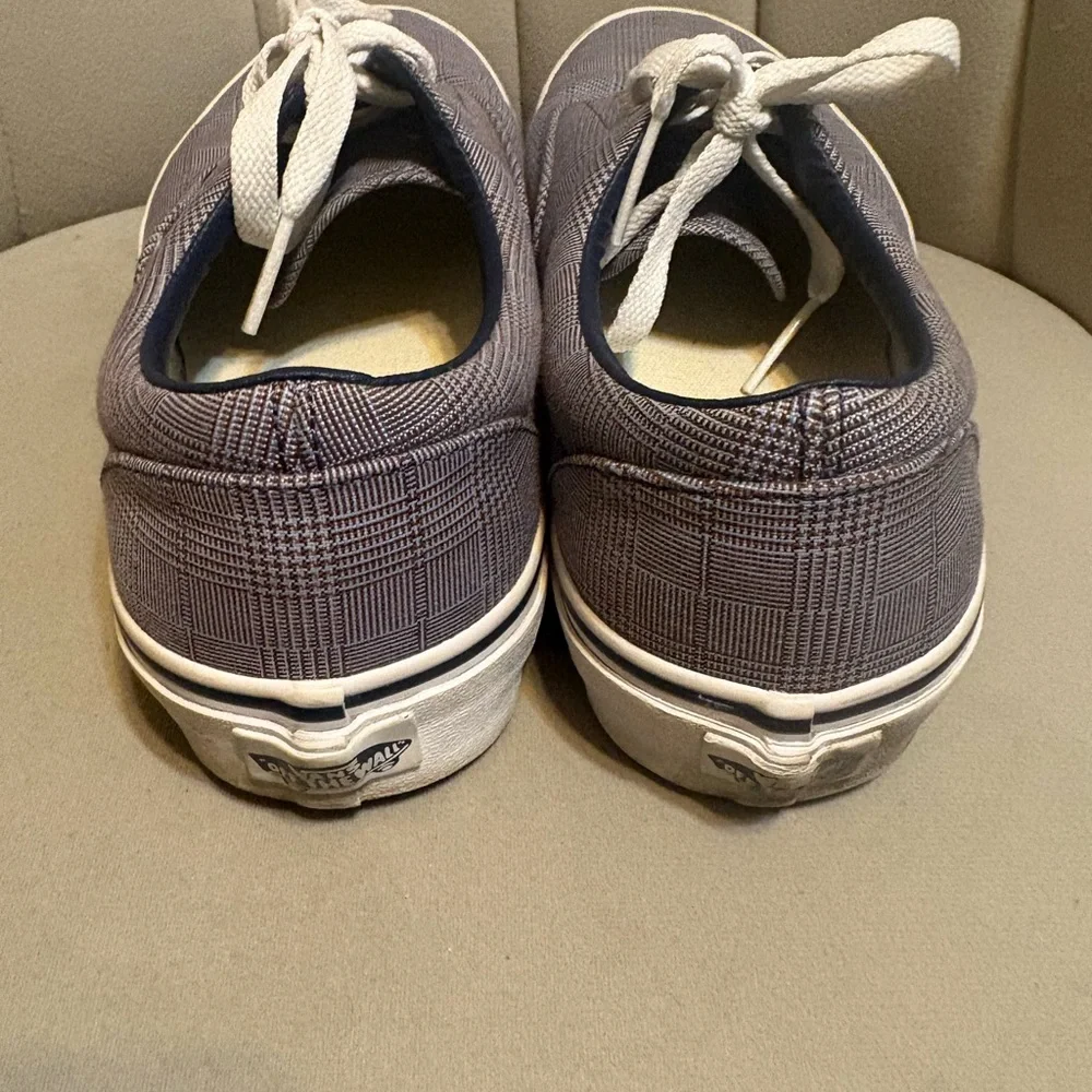 Vans Gray Plaid Men's Sneakers